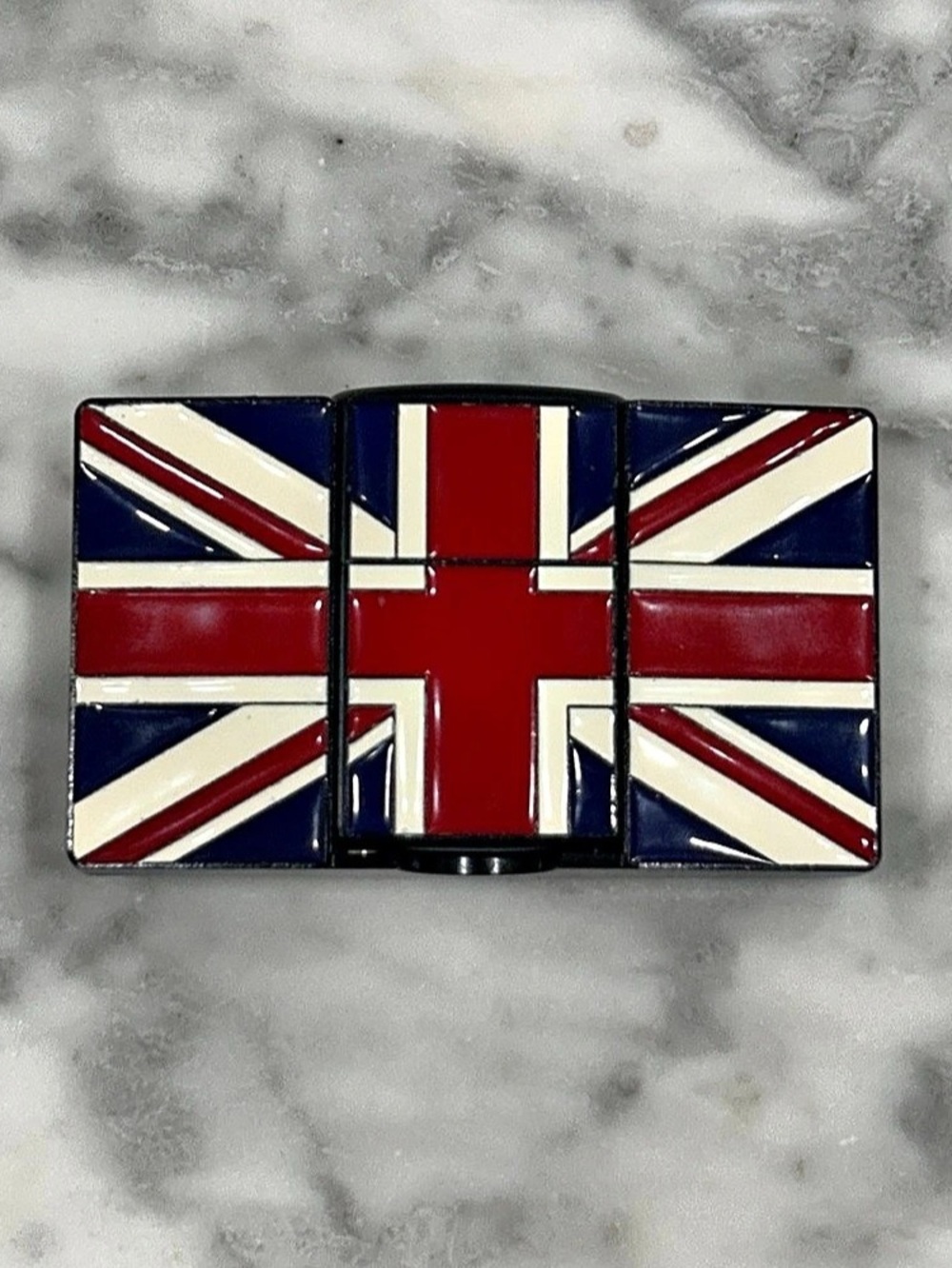 Custom Union Jack Emblem Lighter Belt Buckle